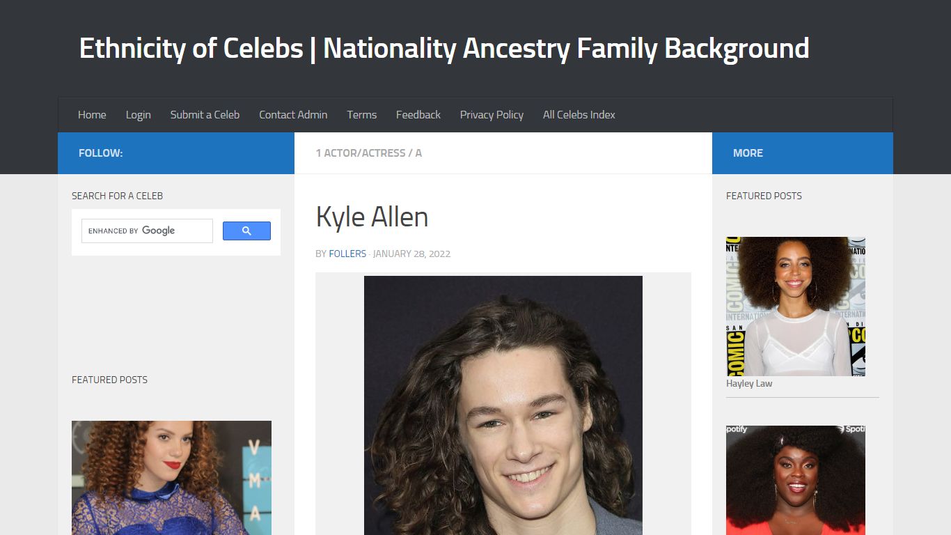 Kyle Allen - Ethnicity of Celebs | Nationality Ancestry Race